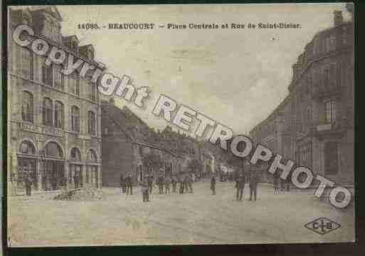 Ville de BEAUCOURT Carte postale ancienne